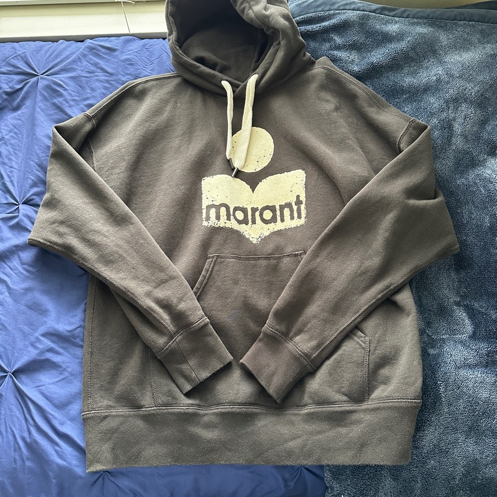 Isabel Marant Men’s Hoodie with Dimensional Logo